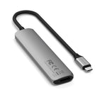 Adaptador multipuerto USB-C Slim 6 en 1 Space Gray