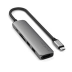 Adaptador multipuerto USB-C Slim 6 en 1 Space Gray