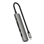 Adaptador multipuerto USB-C Slim 6 en 1 Space Gray