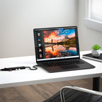 Adaptador Multiconector 6 en 1 con USB-C PD de 100W, USB-A de 10Gbps, HDMI 4K, Ethernet Gigabit y Lector de Tarjetas Micro/SD