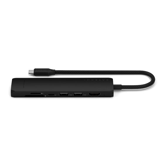 Adaptador Multiconector 6 en 1 con USB-C PD de 100W, USB-A de 10Gbps, HDMI 4K, Ethernet Gigabit y Lector de Tarjetas Micro/SD