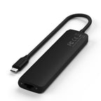 Adaptador Multiconector 6 en 1 con USB-C PD de 100W, USB-A de 10Gbps, HDMI 4K, Ethernet Gigabit y Lector de Tarjetas Micro/SD