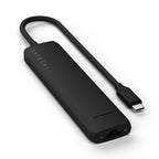 Adaptador Multiconector 6 en 1 con USB-C PD de 100W, USB-A de 10Gbps, HDMI 4K, Ethernet Gigabit y Lector de Tarjetas Micro/SD