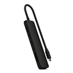 Adaptador Multiconector 6 en 1 con USB-C PD de 100W, USB-A de 10Gbps, HDMI 4K, Ethernet Gigabit y Lector de Tarjetas Micro/SD