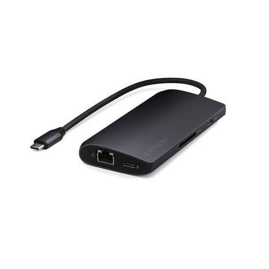 Adaptador Multipuerto USB-C 8K a Ethernet V3 Midnight
