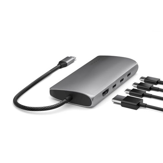 Adaptador Multipuerto USB-C 8K a Ethernet V3 Space Gray