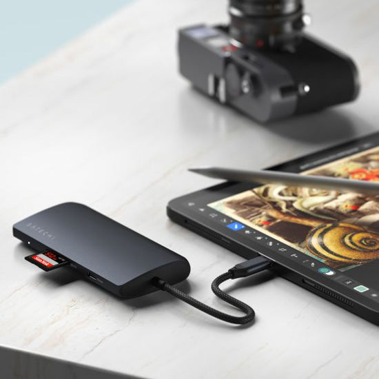 Adaptador Multipuerto USB-C 8K a Ethernet V3 Space Gray