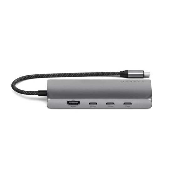 Adaptador Multipuerto USB-C 8K a Ethernet V3 Space Gray