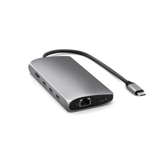 Adaptador Multipuerto USB-C 8K a Ethernet V3 Space Gray