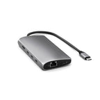 Adaptador Multipuerto USB-C 8K a Ethernet V3 Space Gray