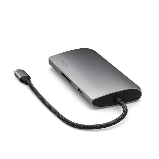 Adaptador Multipuerto USB-C 8K a Ethernet V3 Space Gray