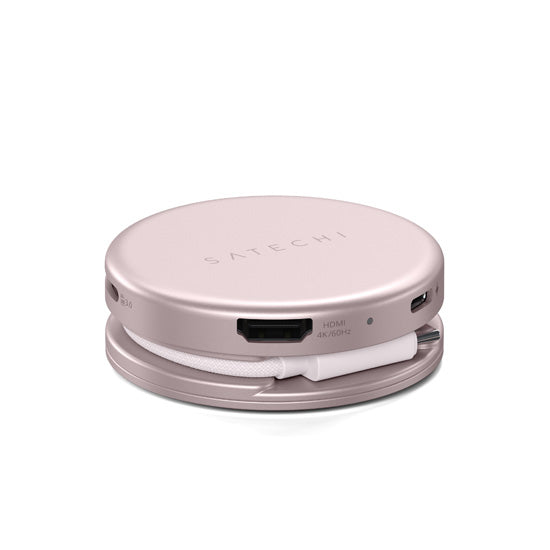 Adaptador Multipuerto OntheGo 5 en 1 Blush