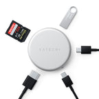 OntheGo Adaptador Multipuerto 5 en 1 Silver
