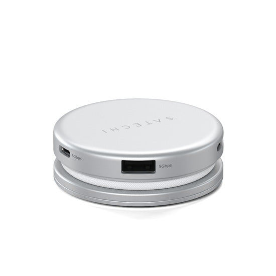 OntheGo Adaptador Multipuerto 5 en 1 Silver