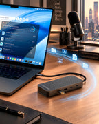 Adaptador ExtendView™ USB4 Doble HDMI Negro