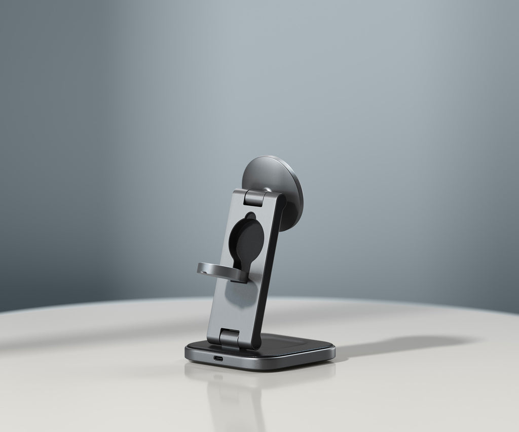 Cargador plegable 3 en 1 Qi2