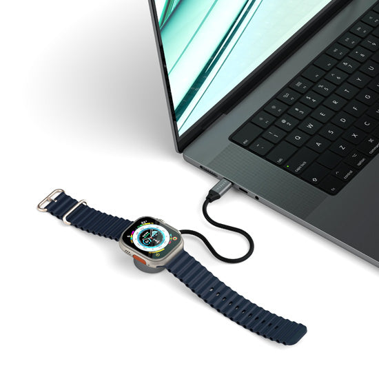 Cable de carga rápida USB-C para Apple Watch Gris Espacial
