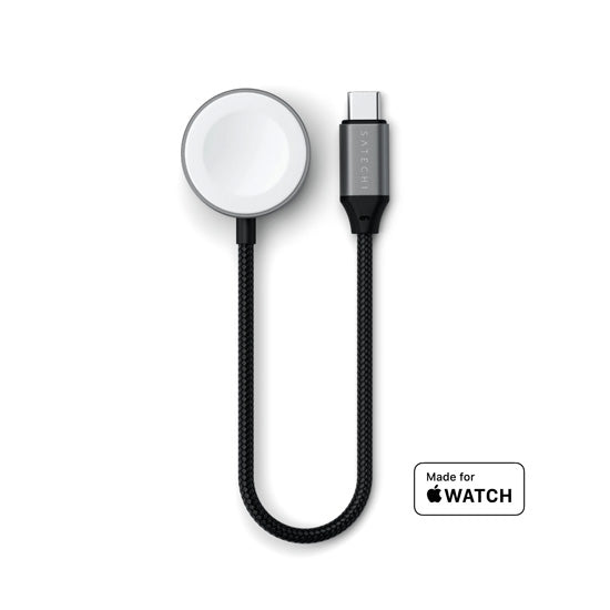 Cable de carga rápida USB-C para Apple Watch Gris Espacial