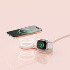 Cargador inalámbrico OnTheGo 2 en 1 Rosa