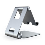 Soporte plegable R1 de aluminio con bisagra Gris espacial