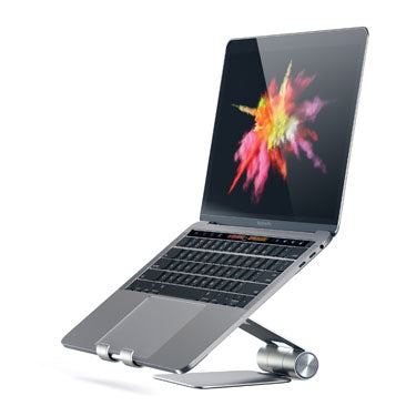 Soporte plegable R1 de aluminio con bisagra Gris espacial