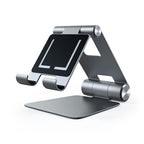Soporte plegable R1 de aluminio con bisagra Gris espacial