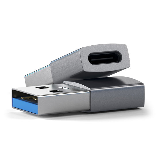 Adaptador USB-A a USB-C Space Gray