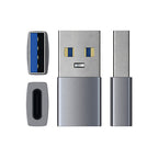 Adaptador USB-A a USB-C Space Gray