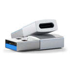 Adaptador de USB-A a USB-C Plata