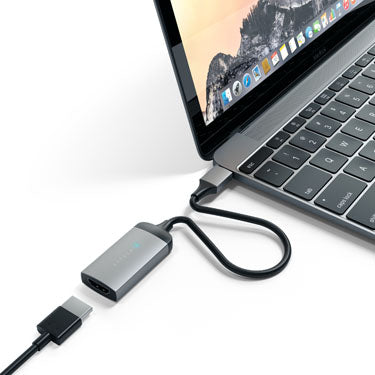 Aluminium Type-C - Adaptador HDMI 4K 60HZ Gris Espacial