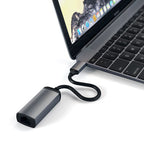 Adaptador de Aluminio Type-C / Ethernet Gris Espacial
