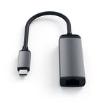 Adaptador de Aluminio Type-C / Ethernet Gris Espacial