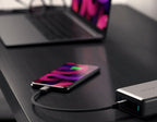 Cable USB-C a Lightning (0,25 m) Gris