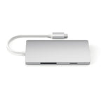 Concentradores USB-C 4K y Ethernet V2 Plata