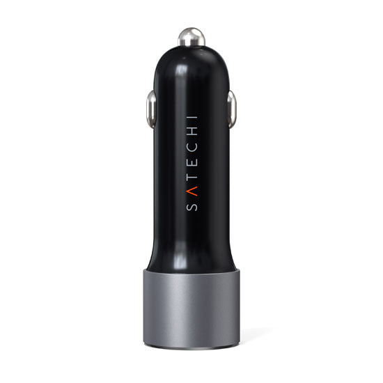 Cargador de coche 72W Gris Espacial