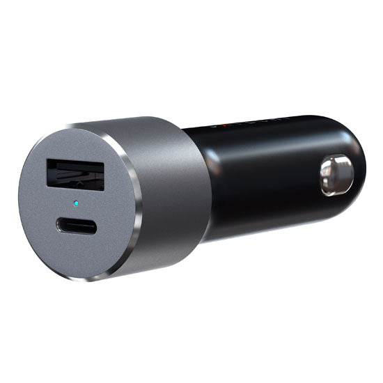 Cargador de coche 72W Gris Espacial
