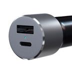 Cargador de coche 72W Gris Espacial