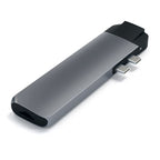 Hub Type-C Pro con Ethernet y HDMI 4K Gris Espacial