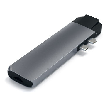 Hub Type-C Pro con Ethernet y HDMI 4K Gris Espacial