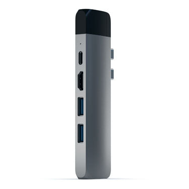 Hub Type-C Pro con Ethernet y HDMI 4K Gris Espacial