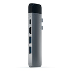 Hub Type-C Pro con Ethernet y HDMI 4K Gris Espacial