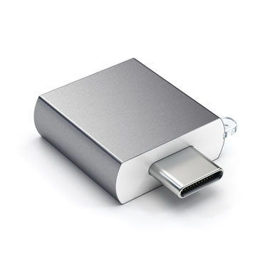 ADAPTADOR DE ALUMINIO TYPE-C USB 3.0 Gris Espacial
