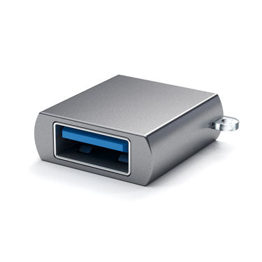 ADAPTADOR DE ALUMINIO TYPE-C USB 3.0 Gris Espacial