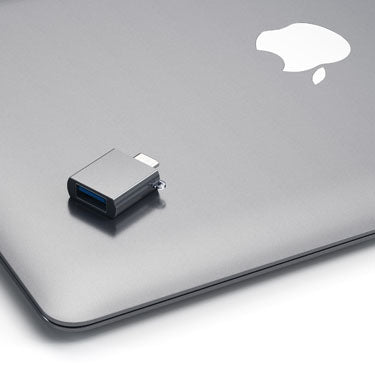 ADAPTADOR DE ALUMINIO TYPE-C USB 3.0 Gris Espacial