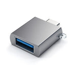 ADAPTADOR DE ALUMINIO TYPE-C USB 3.0 Gris Espacial