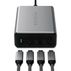 Cargador 165W USB-C 4 puertos PD GaN Gris Espacial