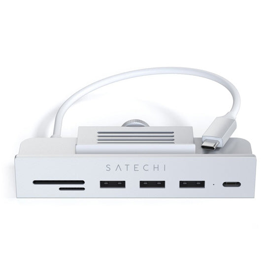 Hub USB-C Clamp para iMac 24" (2021) Plata