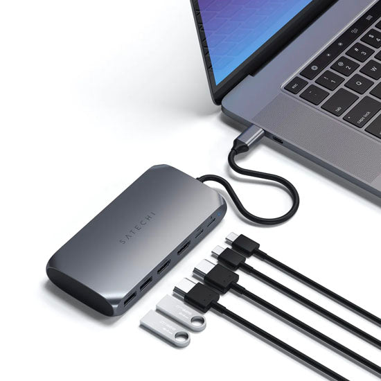 Adaptador Multimedia USB-C Gris Espacial