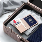 Funda de pasaporte FindAll™ Desert Rose
