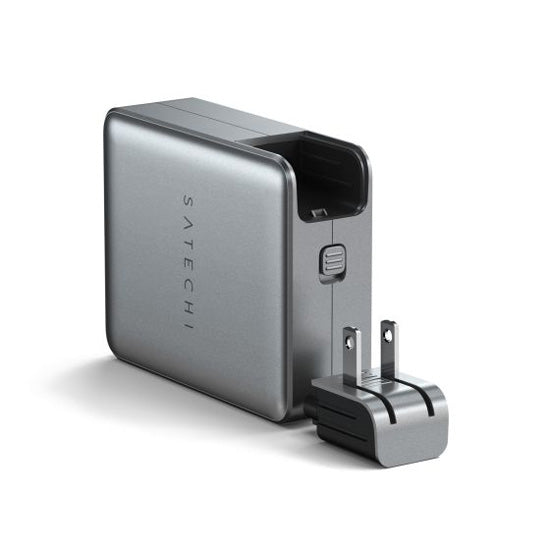 Cargador de viaje GaN USB-C 145W Space Gray